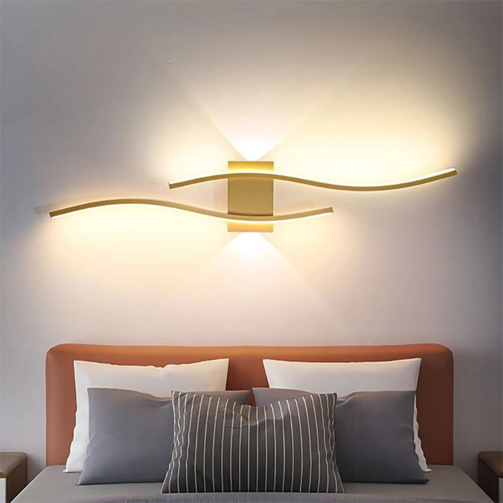 LED Wall Lamp Smart Remote Control Adjustable Color Temperature Brightness Bedroom Living Room Home Upper and Lower Led Lamps - Magic Electronics