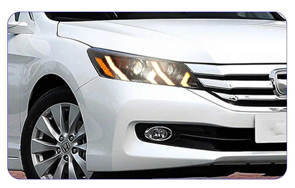 Car Headlight Assembly For Honda Accord 9th 2013-2015 Upgrade LED Lamborghini Style Projector Lens Car Tool Accessories - Magic Electronics