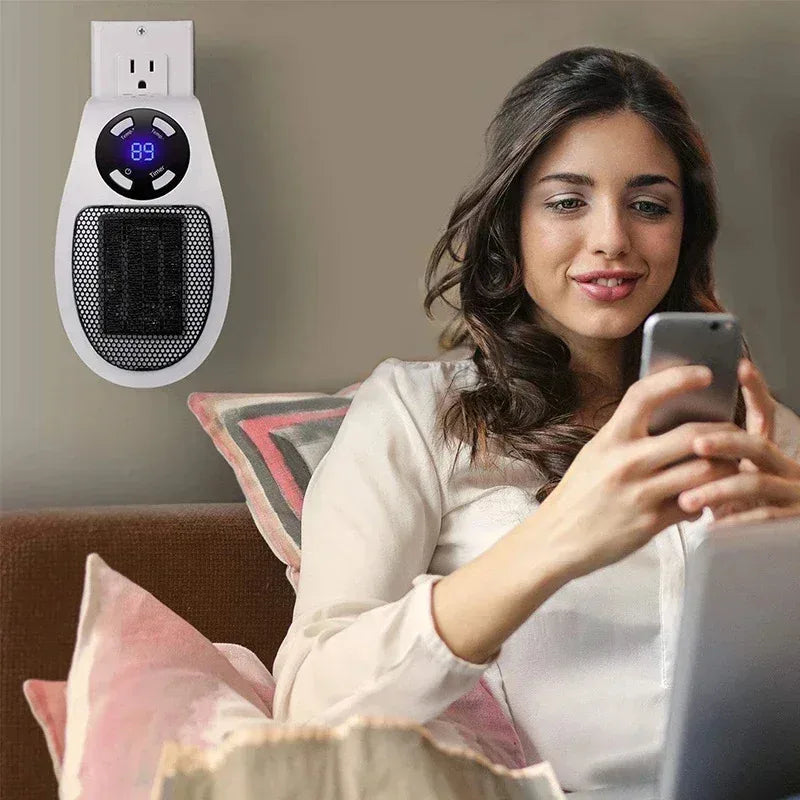 350W Portable Heater Electric Heater Convenient Room Heater Remote Control Wall Mounted Heater Winter Heating Home Appliance - Magic Electronics