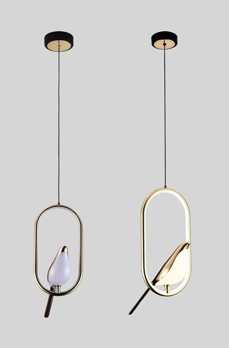 LED Gold Silver Magpie Bird Pendant Light Chandelier for Bedroom Living Room Indoor Hanging Lamp AC110v 220v Drop Shipping Magic Electronics S337828e8b1be4585800d924ca6f0bbadd
