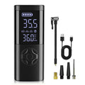 Cordless Car Tire Inflator Portable Air Compressor, 150 PSI Air Pump with Pressure Gauge, for Bicycle Bikes Motorcycles Balls - Magic Electronics