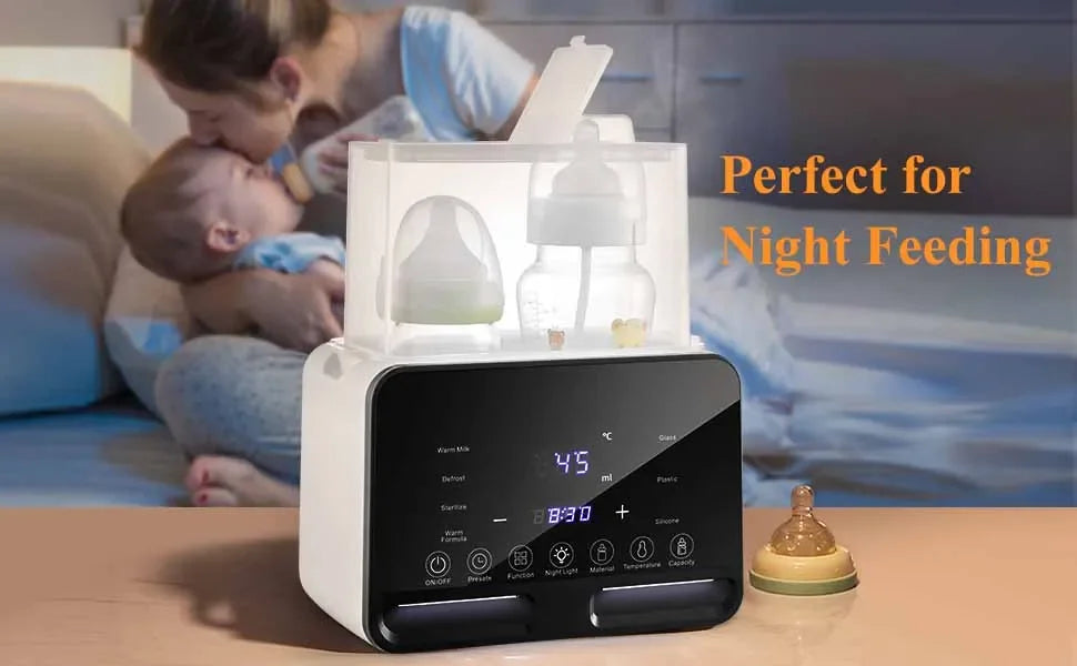 Baby Bottle Warmer Multifunction Sterilizer Accurate Temperature Control Fast Milk Bottle Warmers with Timer Newborn Accessories Magic Electronics S374ca2a362004abfa28be1e7c63d95aan