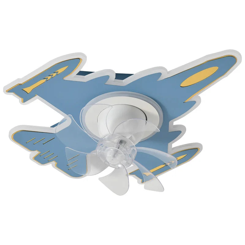 View details for Ceiling Fan with Light Aircraft Ceiling Fan with Remote Control LED Dimming Ceiling Lamp Chandelier Lighting for Children's Room Ceiling Fan with Light Aircraft Ceiling Fan with Remote Control LED Dimming Ceiling Lamp Chandelier Lighting 
