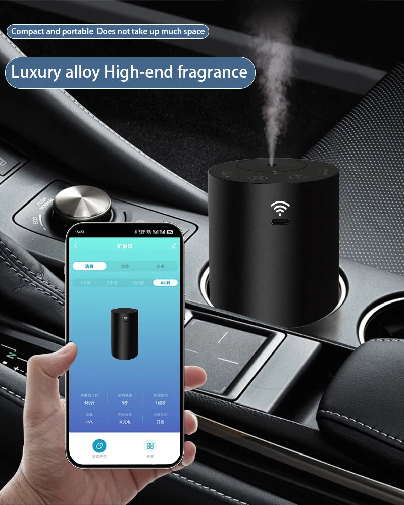 Portable Car Aroma Diffusers APP Connected Fragrance Smell Distributor Suitable for Office Home Car Fragrance Diffusers Magic Electronics S38aa85351e2b4a8ca8c846a9a042354ez