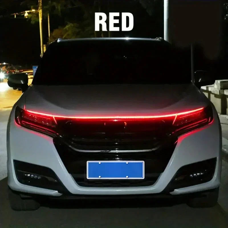 Led Car Hood Light Strip Constant Through-type Auto Modified Front Headlight Upgrade Decorative Light Car Daytime Running Lights - Magic Electronics