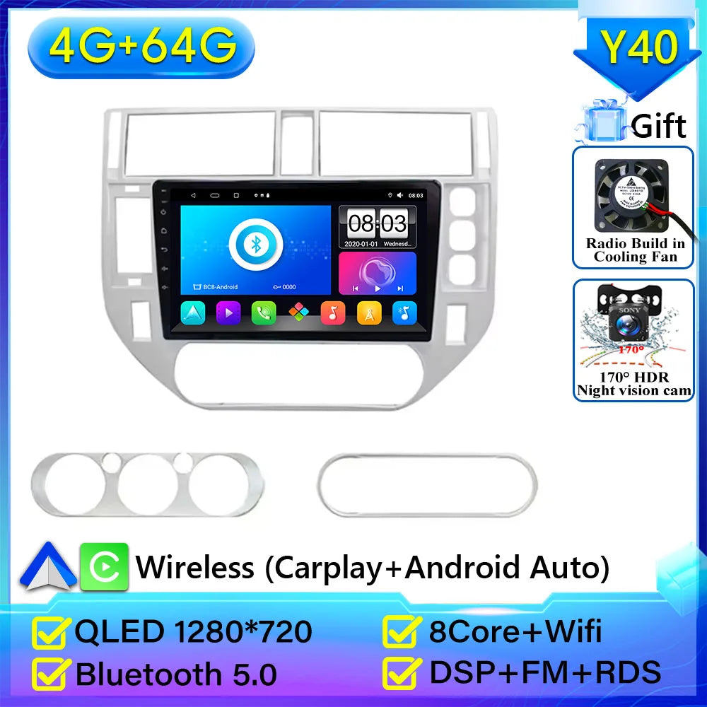 For Ford Kuga MK1 2008-2012 For Ford C-MAX CMAX 2003-2010 Car Radio Carplay Navigation GPS Android Auto Android 15 No 2din WiFi 4G 64G CAM CHINA Magic Electronics S3d09f4412d324b38b8c5b2c6b4f1d2c5f 4G 64G CAM CHINA