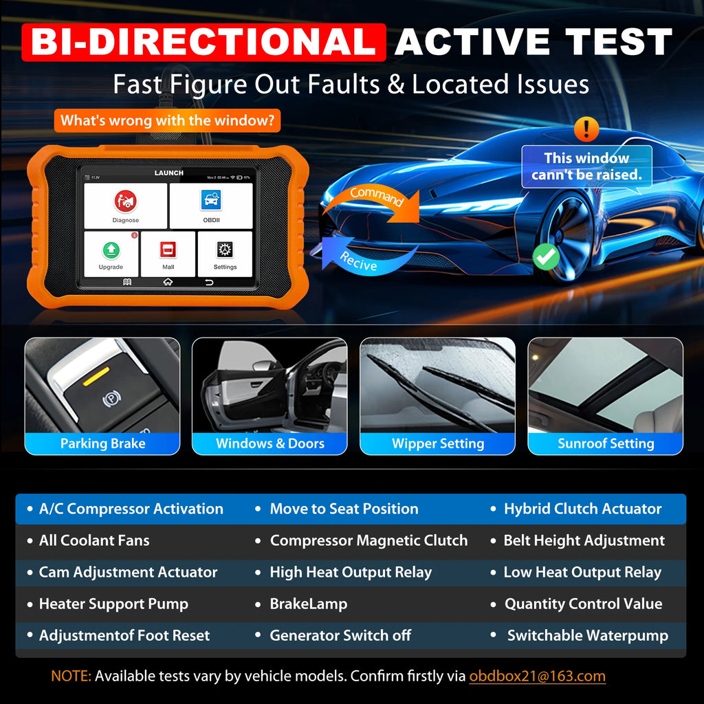 LAUNCH X431 Elite 3.0 for Mercedes-Benz/Maybach/Sprinter OBD2 Scanner,Bi-Directional Full Systems Diagnostic Tool,Lifetime Free Magic Electronics S3d7dc1a8197943f19c21271f0259aff42