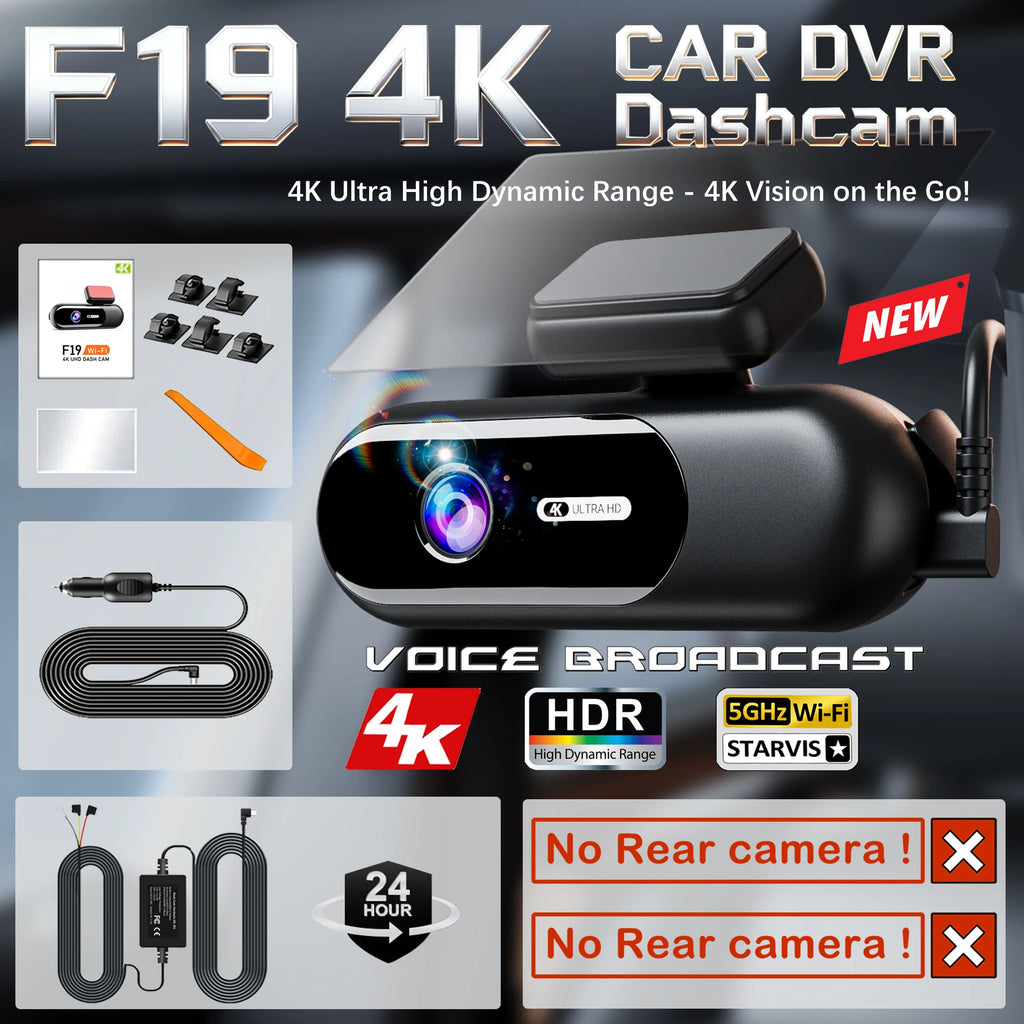 Dash Cam for cars 4K UHD Recording Front Rear Car Camera HDR Night Vision Recorder Built in Wi-Fi 24H Parking Mode APP Monitor Add Hardwire kit Magic Electronics S3db4862dc1ad49bea04783bac7e5f9a3s Add Hardwire kit