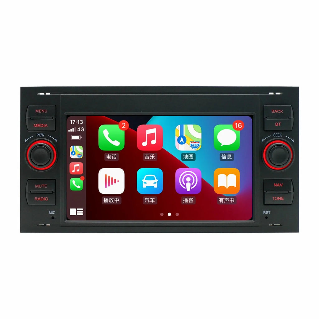 7' Car Radio with Wireless Carplay Android Auto Bluetooth FM for Ford Mondeo Fiesta S-max Focus Galaxy Transit Fusion Connect K Magic Electronics S3ea13d5dfc0341be87056a6c55c1c325E