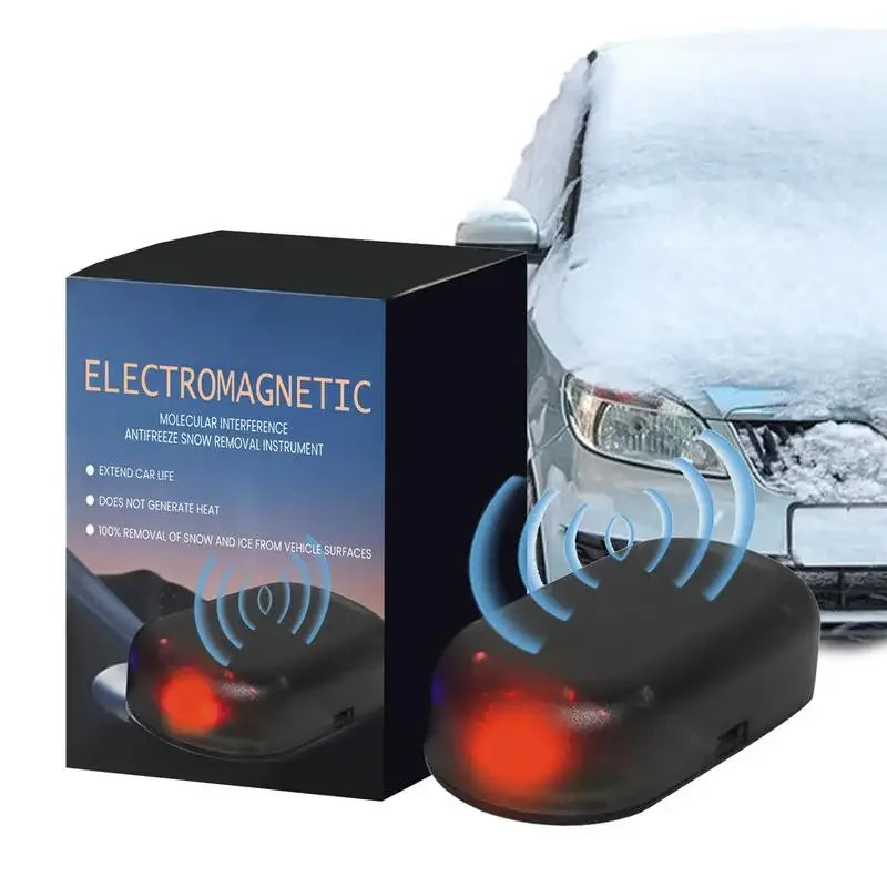 Solar Instant Lamp Heating Car De-icer, Car Molecular Deicing Instrument, Electromagnetic Solar Anti-theft Light, Car Instrument black Magic Electronics S402f7146bee7454389c65196698435e6g black