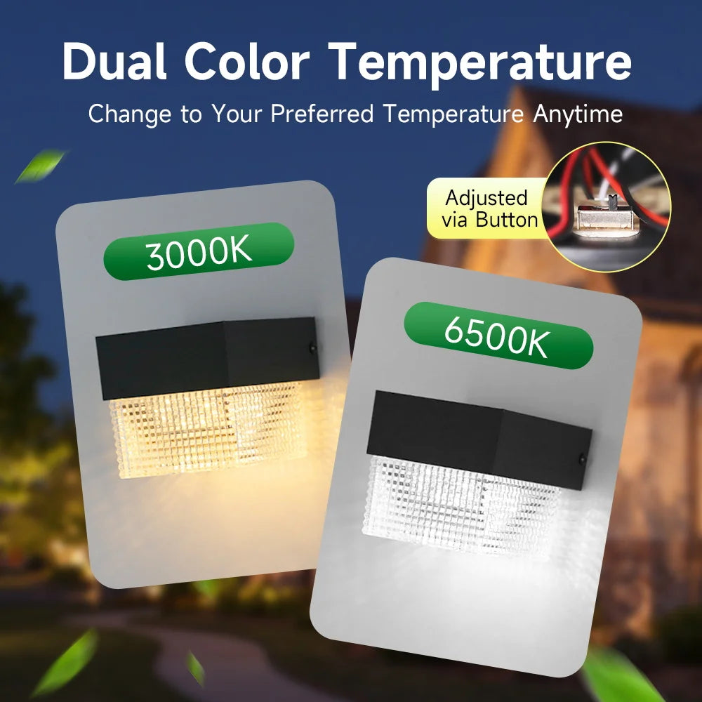Solar Wall Lamp Outdoor Lighting Solar Lights LED Street Garden Decoration Waterproof Facade Lamps For Patio External Balcony Magic Electronics S4160860bec1947f2a0a44f0f0a688088R