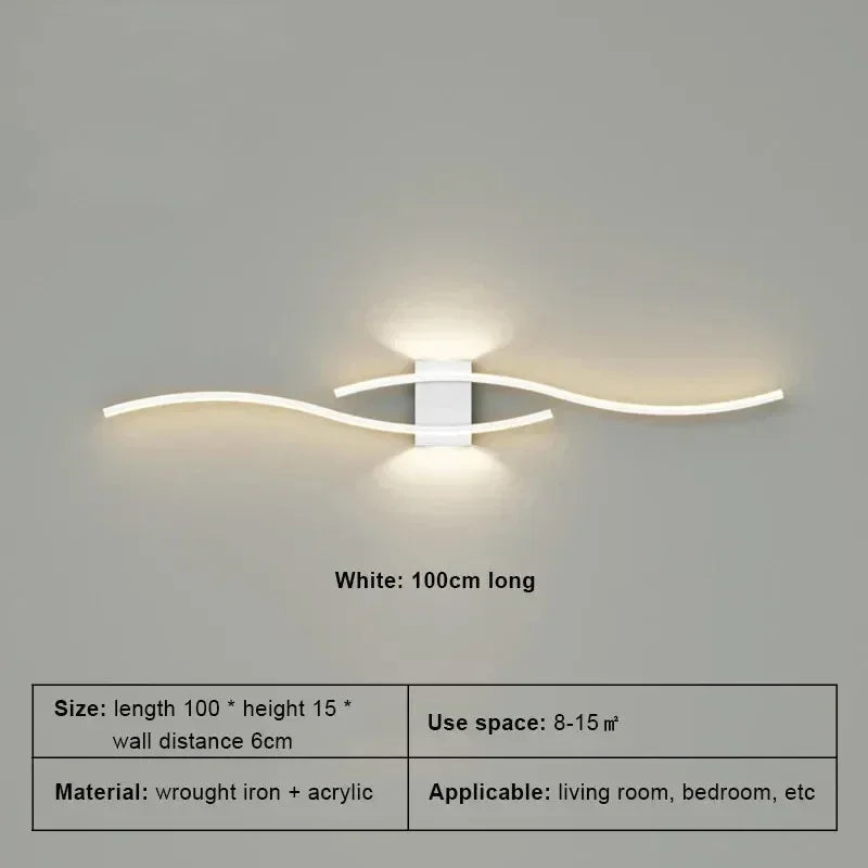 LED Wall Lamp Smart Remote Control Adjustable Color Temperature Brightness Bedroom Living Room Home Upper and Lower Led Lamps - Magic Electronics