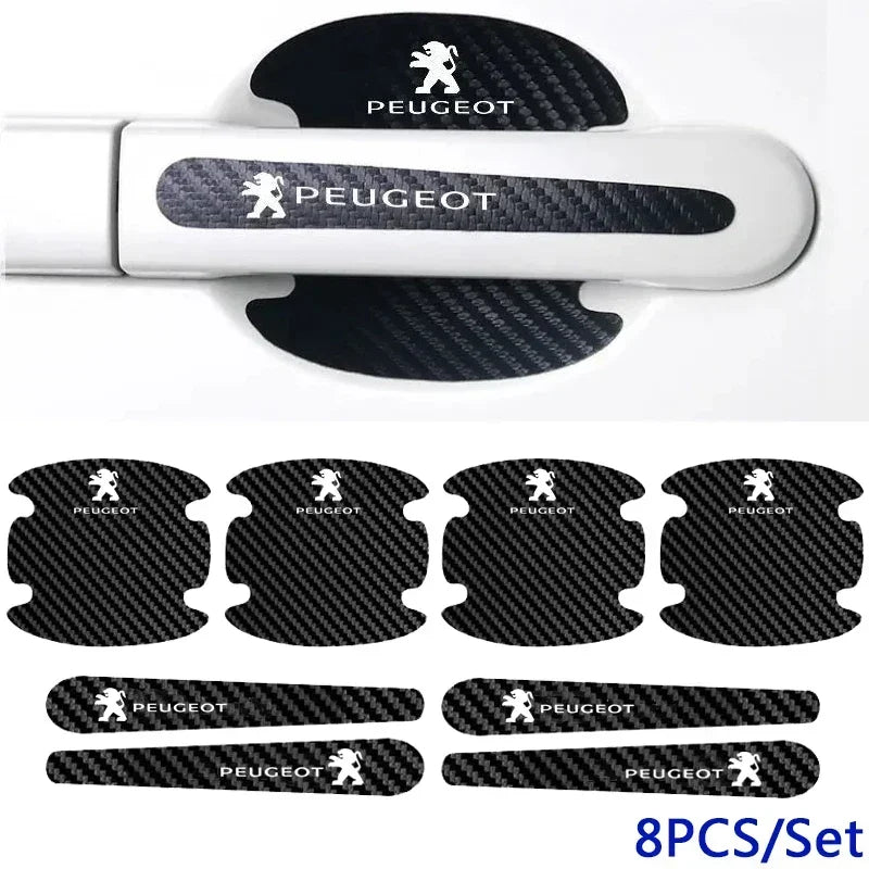 Car Door Handle Bowl Sticker Anti-collision Strip Decals for Peugeot 306 307 308 2008 3008 508 406 407 408 206 207 208XS Rifter Magic Electronics S4496b57c691c445c9f522ab19566053fy