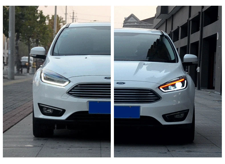 Headlights For Ford Focus 2015 2016 2017 2018 LED Head Lamp Styling DRL Front Signal Projector Lens Auto Tools Car Accessories - Magic Electronics