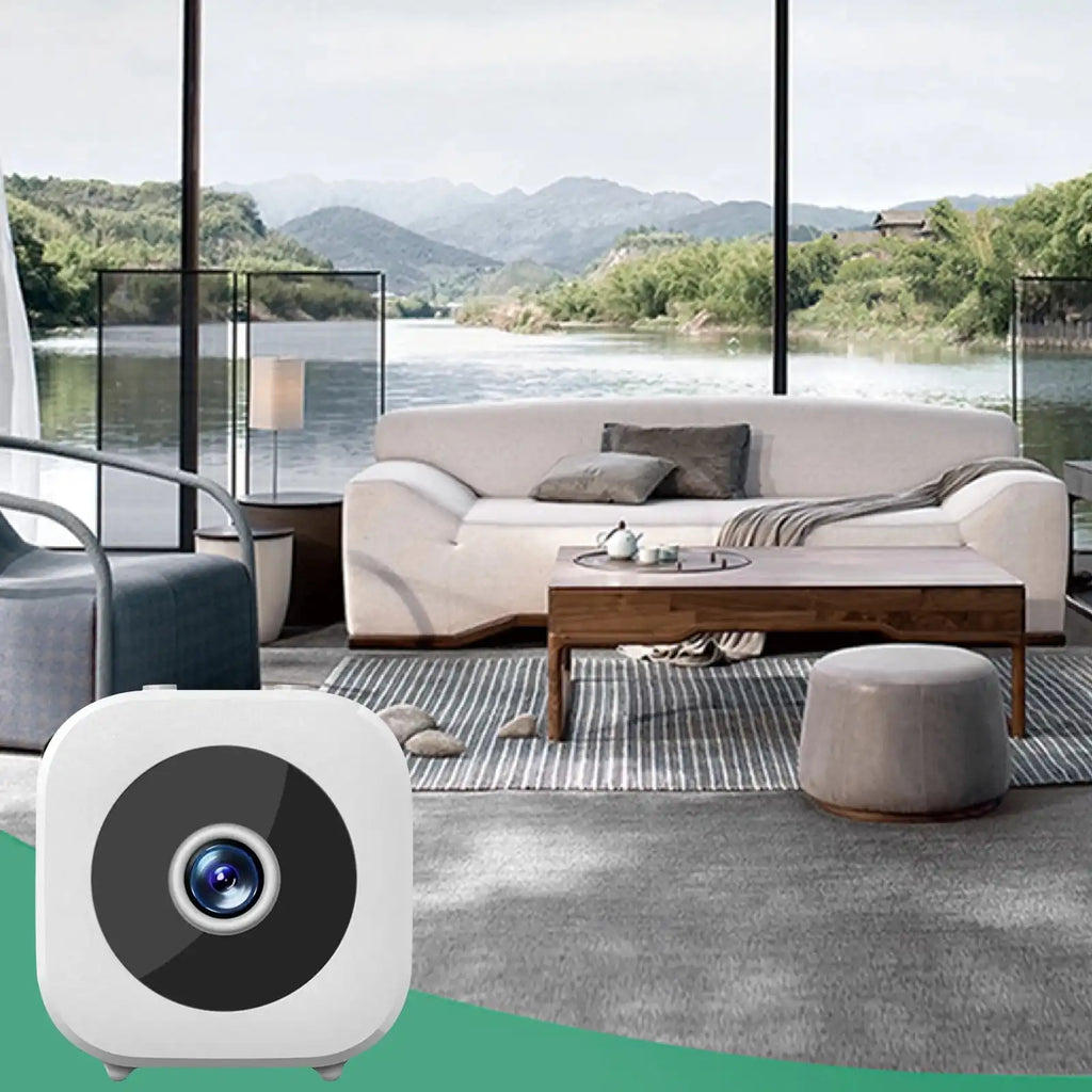 Smart Wireless Security Camera Rechargeable Househeld WiFi Surveillance Motion Detection Mini HD Camera for Home Office - Magic Electronics
