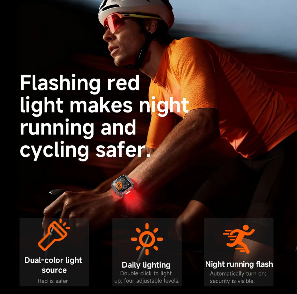 2026 Military outdoor SmartWatch Fitness Clock Men 2.01 inch AMOLED Screen 1400mAh Battery Flashlight Call Waterproof Smart Band Magic Electronics S453d774286144f6a903f027d6f16914br
