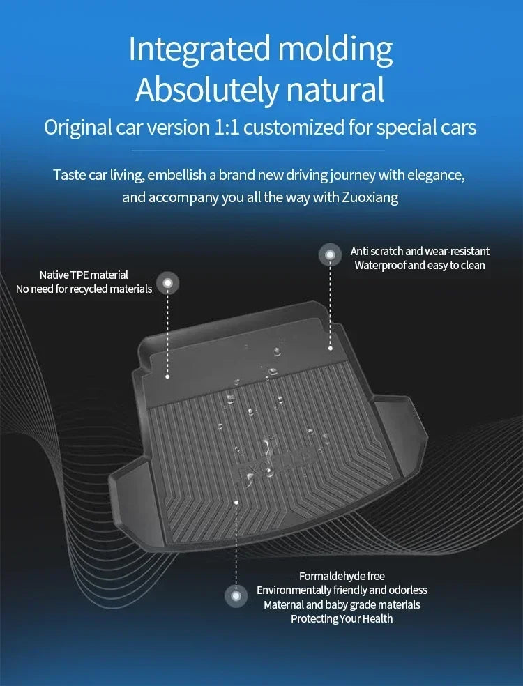 TPE Material Car Rear Trunk Mat Boot Liner Cargo Storage Pad Anti-dirty Waterproof Auto Accesories For Lynk Co 900 2025 2026 Magic Electronics S45b3d40fd3ab457ca1dde4bb765c0947M