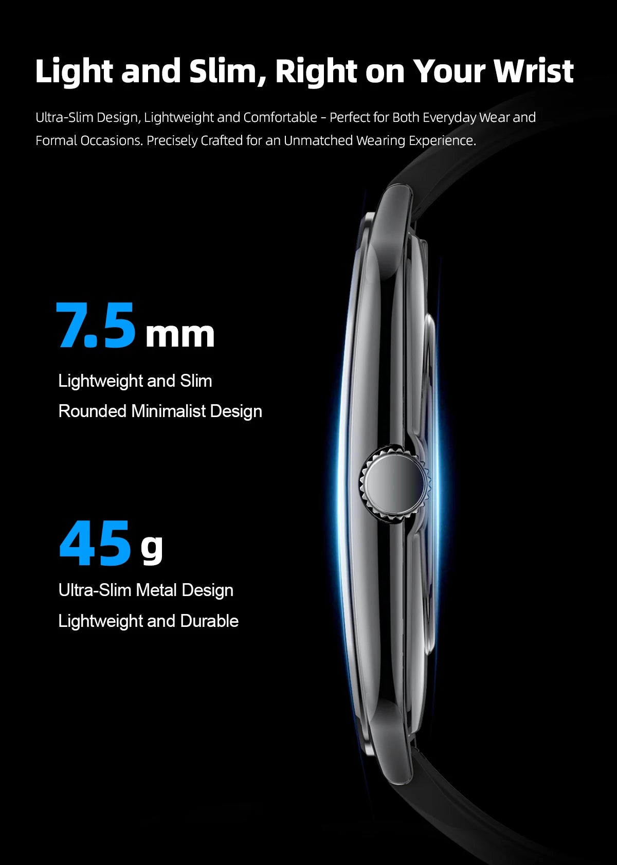 New Ultra Thin Smart Watch men 1.96" AMOLED 360*360 HD Pixel Display Always Show Time Call Reminder Smartwatch Ladies For huawei Magic Electronics S45df91ebcf064a7692ea8875d6ec142f9