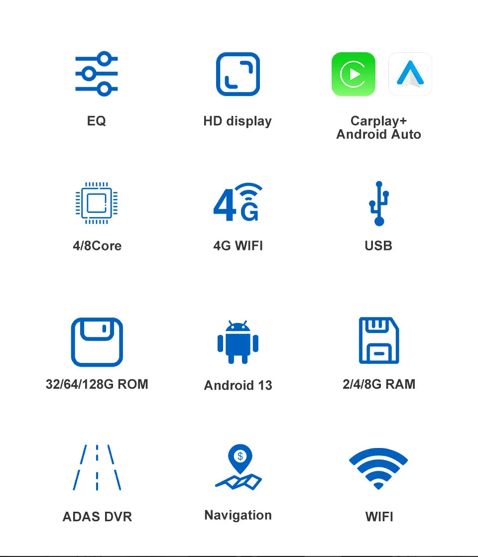 7' Car Radio with Wireless Carplay Android Auto Bluetooth FM for Ford Mondeo Fiesta S-max Focus Galaxy Transit Fusion Connect K Magic Electronics S4663a66a7f874d33a58bb526883b0f6f5