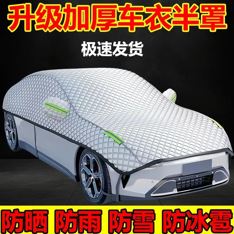 Reflective Waterproof Car Snow Cover Universal Sunshade Sun Shade for Snowproof Anti Scratch Windshield Silver-coated Protector Magic Electronics S47b7153163954e0d8f6480529fb1e13fa