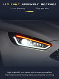 Headlights For Ford Focus 2015 2016 2017 2018 LED Head Lamp Styling DRL Front Signal Projector Lens Auto Tools Car Accessories - Magic Electronics