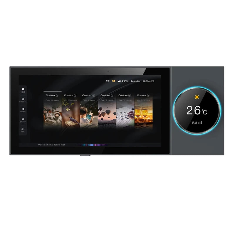 TUYA Smart Home Device Scene control panel Built-in ZIGBEE gateway Bluetooths Audio wall Amplifiers WIFI Background music system - Magic Electronics