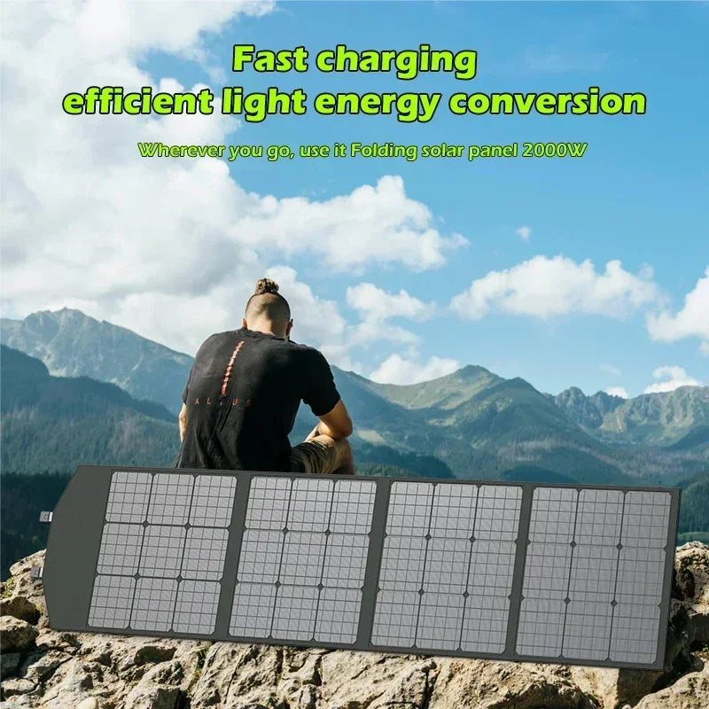 View details for Flexible, Foldable, High Efficiency Solar Panel, Travel & Phone & Boat, Portable 12V 2000w 1500w 1000w 500w Solar Panel Kit Flexible, Foldable, High Efficiency Solar Panel, Travel & Phone & Boat, Portable 12V 2000w 1500w 1000w 500w Solar 