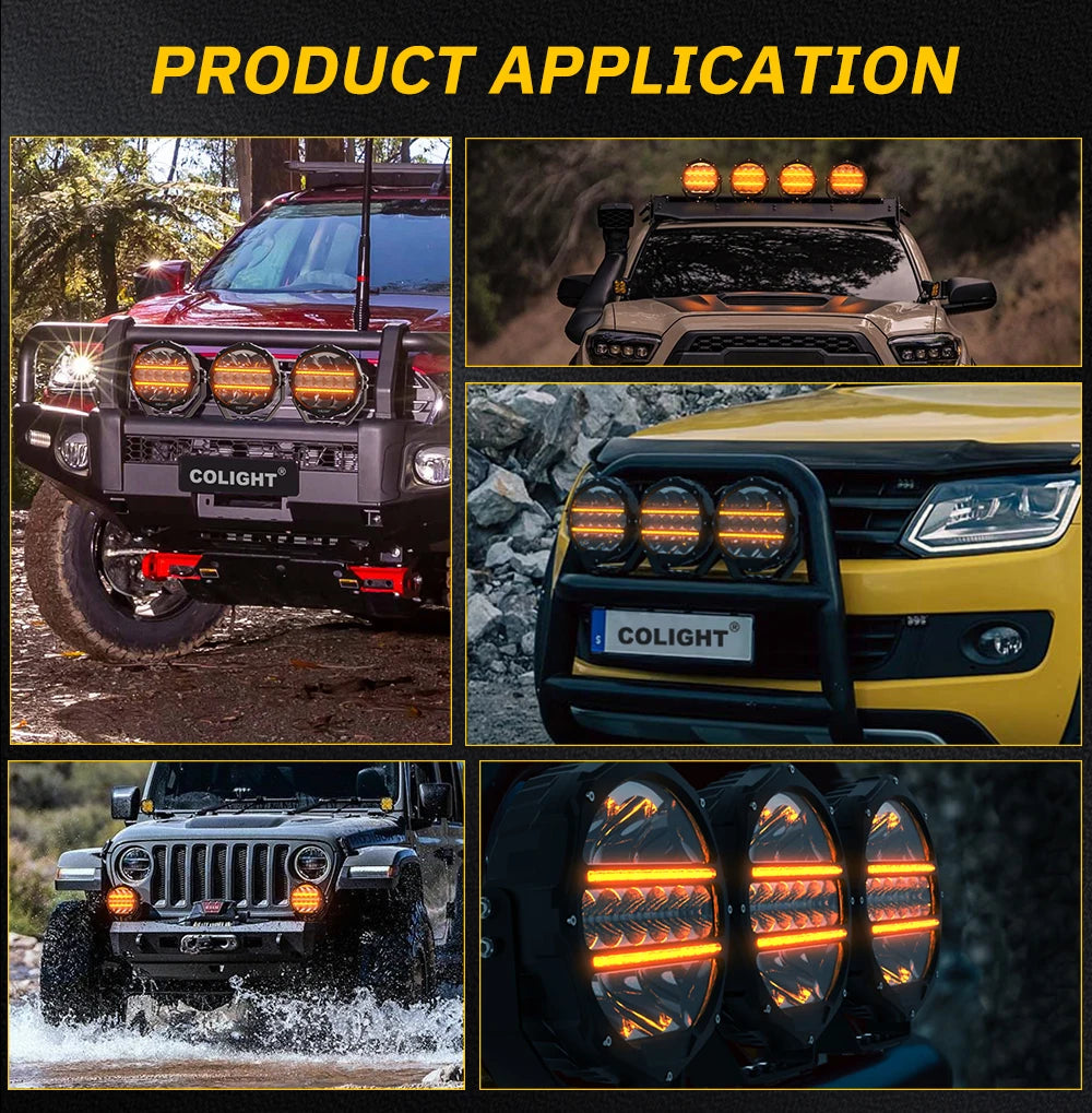 CO LIGHT Round LED Offroad Lights 7 Inch Spot Driving Light Pods with DRL Super Bright Off Road Ditch Work Light Bar for SUV Magic Electronics S4a4dc46f04e14275adadbf9ac4dff6e7j