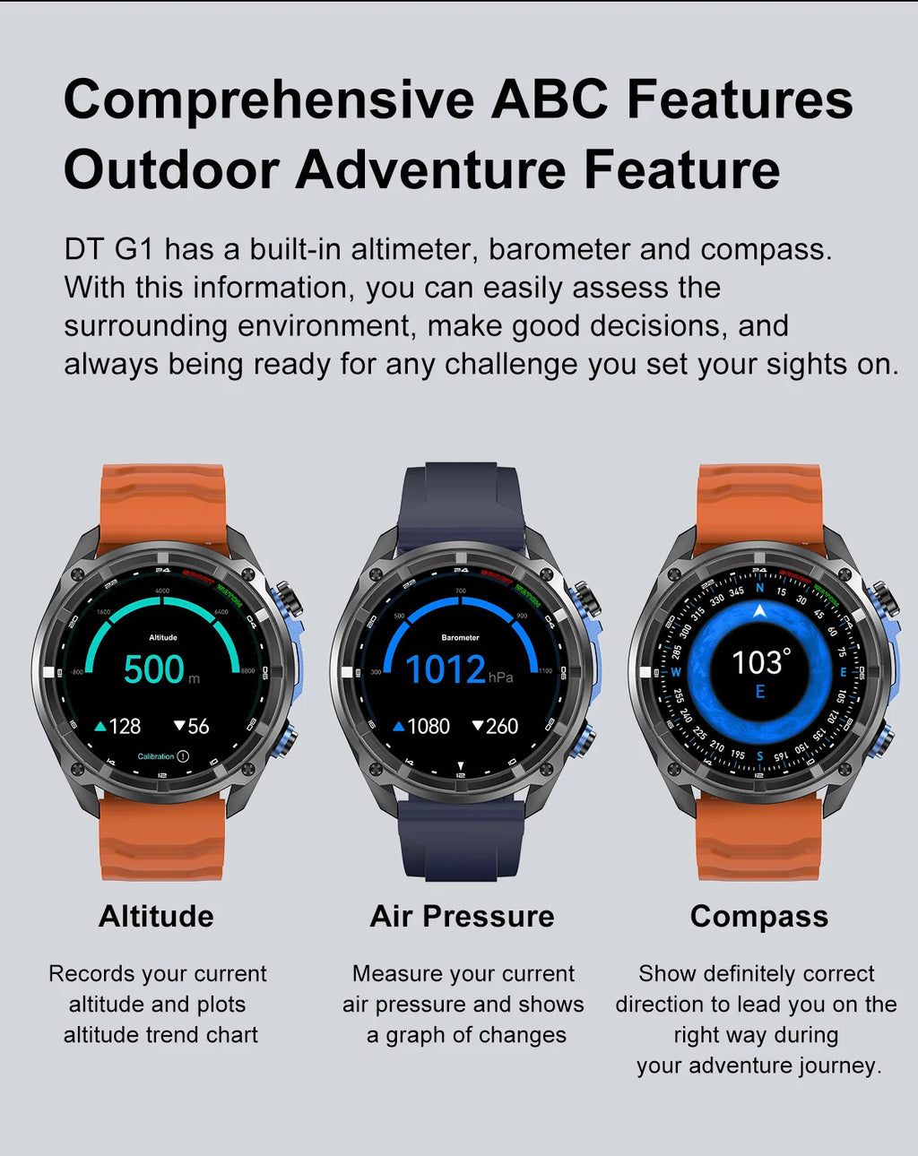 2026 New T-REX Pro Dual-Band AGPS Smartwatch Built-in Offline Map 10ATM Waterproof 30-Days Battery Compass Men Militray Watches - Magic Electronics