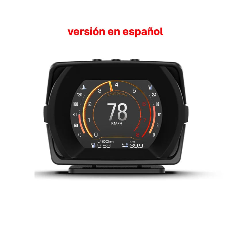 2023 Updated New V63S OBD2 HUD Gauge Car Head Up Display Multi-Function Dashboard Coolant / Oil Temp. Fuel Consumption Oil Level - Magic Electronics