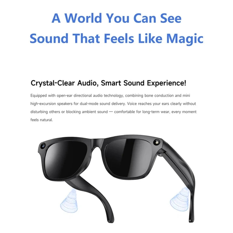 Lenovo 8K HDSmart AI Glasses With 100mp Camera Chat GPT Touch Sport Sunglasses Bluetooth Calling Music Player For Men Women Gift Magic Electronics S4c33b98920ad470aa6e0550d0a8a7adcY