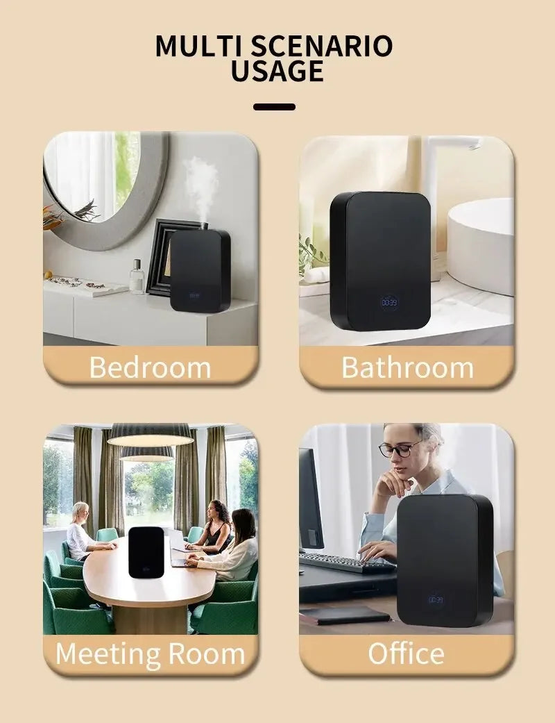 Intelligent Aromatherapy Diffuser for Large Room Fragrance Diffusers Wall Mounted Aroma Diffuser Machine Electric Smell for Home Magic Electronics S4ca19e201adf49ceb4e29d4cc96fe851L
