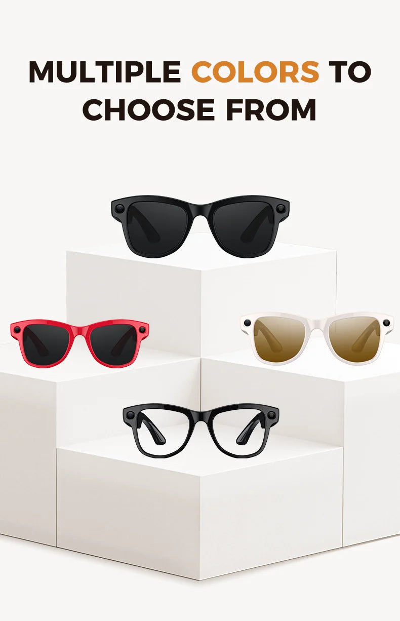 AI Smart Glasses with Camera 1200P M02 Ultra ChatGPT Voice Control 32GB Real-time Translation 3600mAh Charging Case Sunglasses Magic Electronics S4d685663adfc41aa9668abc8e5334e4cI