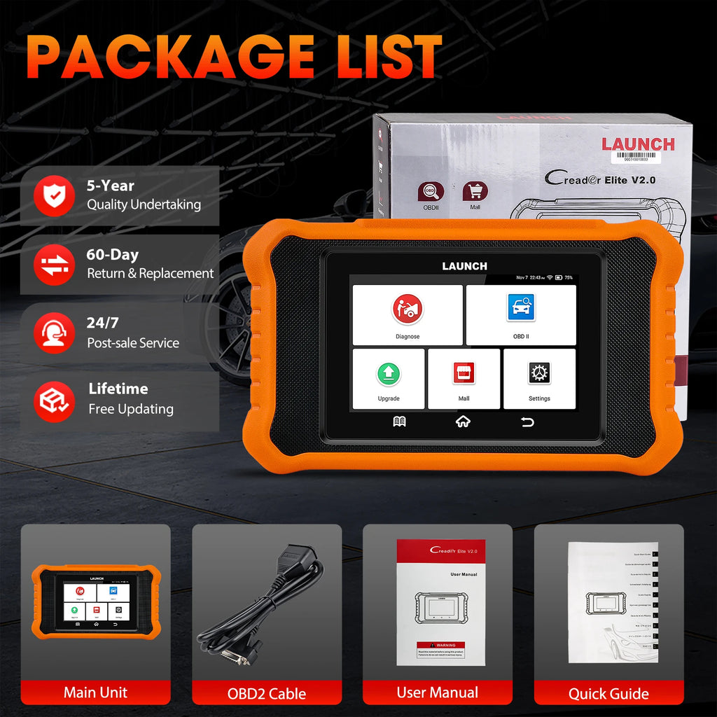 LAUNCH X431 Elite 3.0 for Mercedes-Benz/Maybach/Sprinter OBD2 Scanner,Bi-Directional Full Systems Diagnostic Tool,Lifetime Free Magic Electronics S4db1af18e74f46ddb35734c3612be23cT
