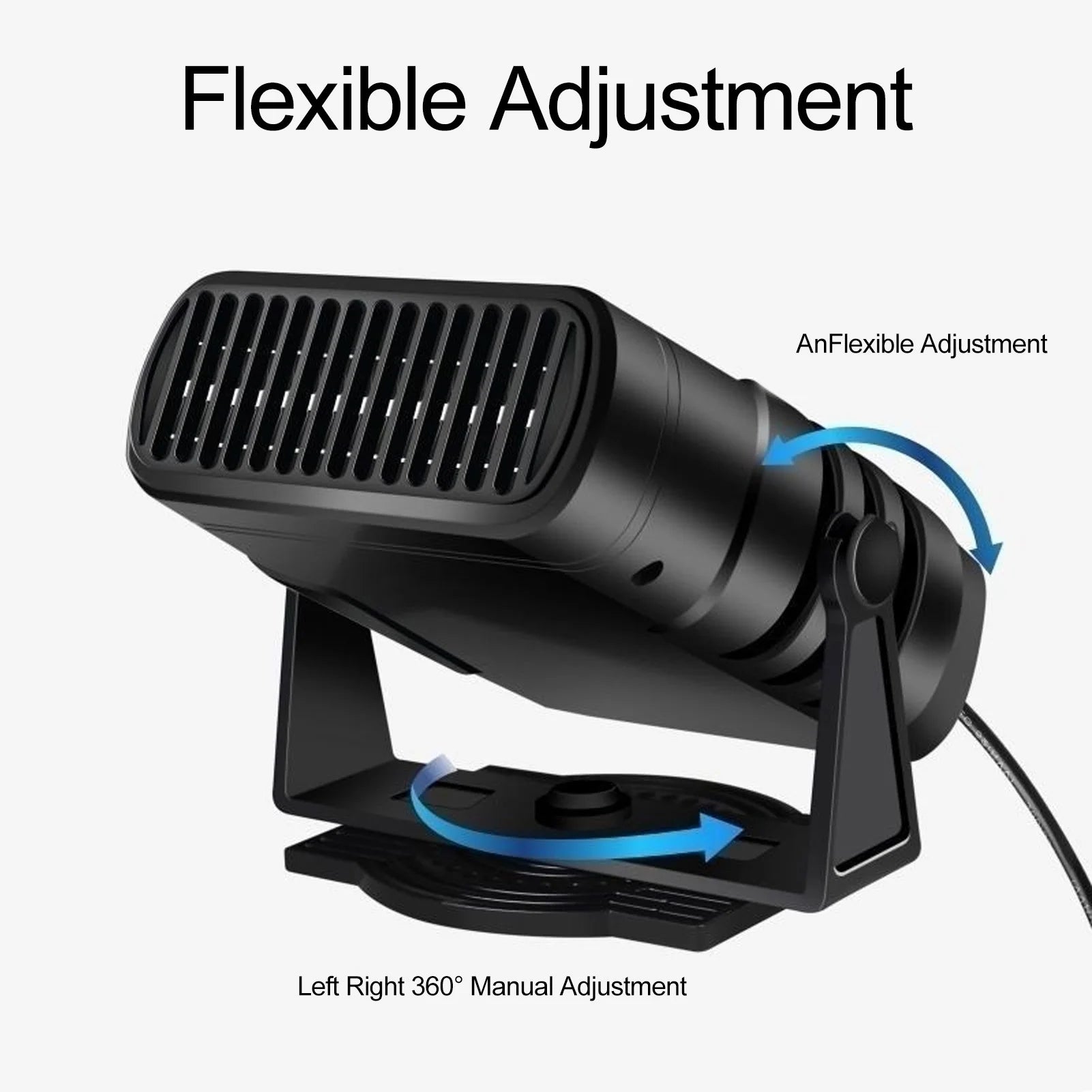 Battery Powered Heater Fast Heating Low Noise Electric Small Space Heater 2xUSB Compact 2 Temperatures for Dorm Home Car Magic Electronics S4dc53b315e454c4ab28a485261f7645dM