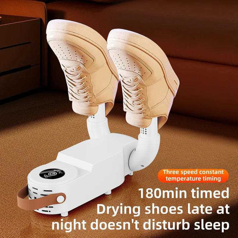 HOMEFISH Intelligent Shoe Dryer Quick Drying Deodorizing Sterilizing Adjustable Timer Household Shoe Warmer And Heater - Magic Electronics
