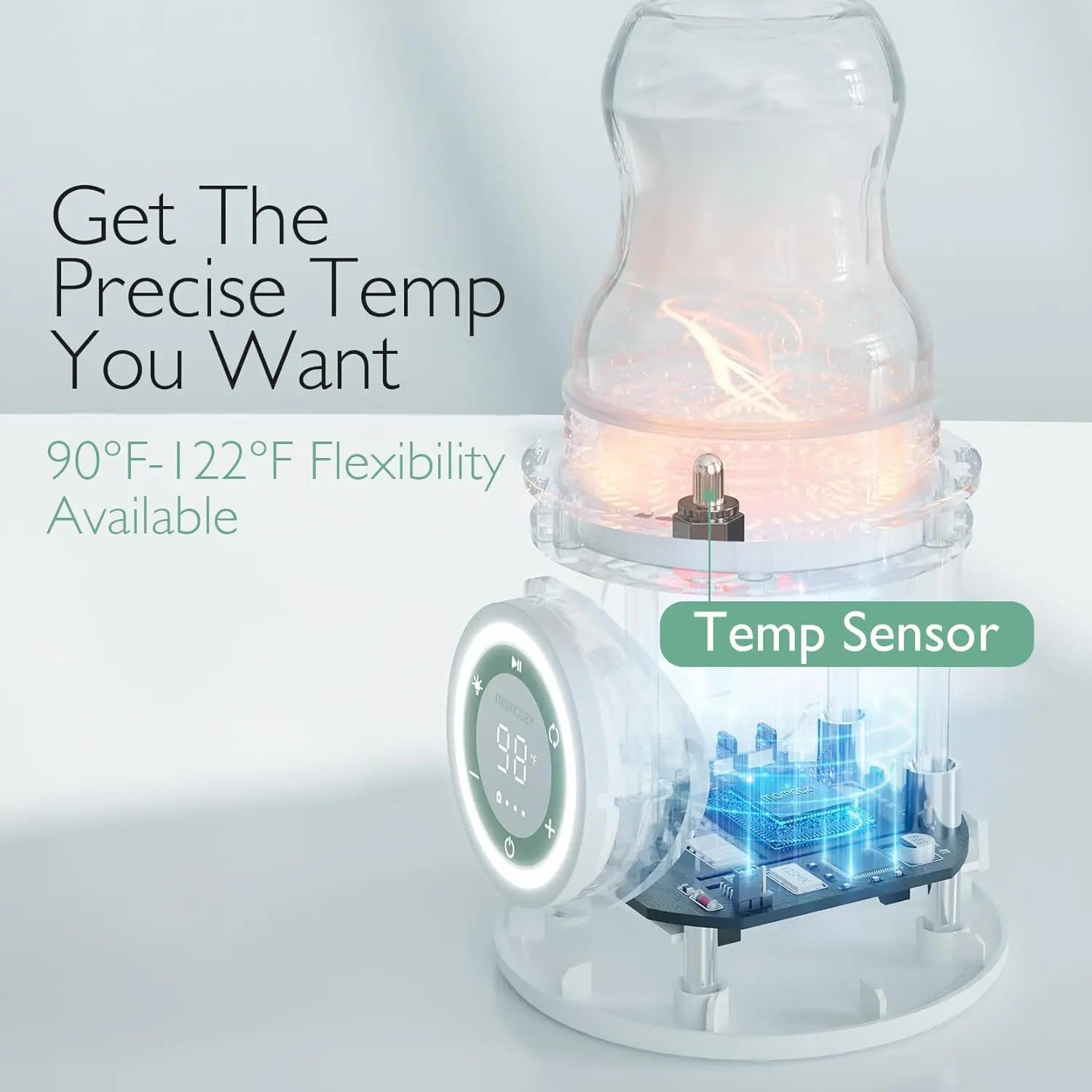 Momcozy Portable Bottle Warmer for Travel, Double Leak-Proof with Fast Heating, Safety Material Baby Bottle Warmer Magic Electronics S503902b679354e6abd69cf714a742c1f0