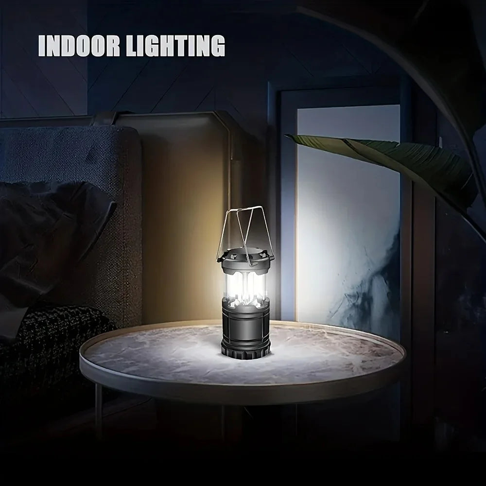 HOMEFISH Camp Lamp, Outdoor Tent Light, Portable Lantern, Multifunctional Emergency Light, Battery Powered (Without Batteries ) Magic Electronics S505bec31dc9848bf94e6a6859a6d0e46s