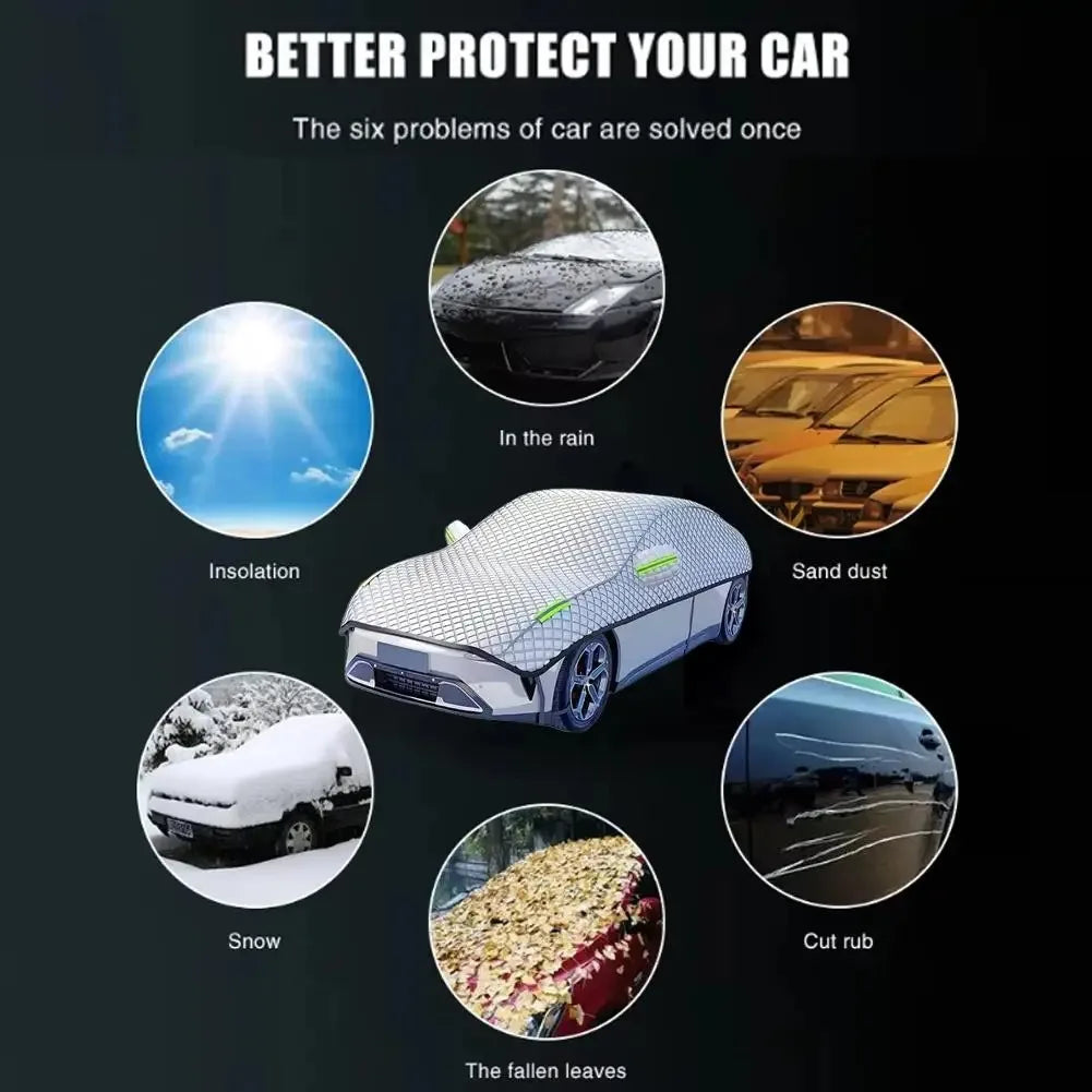 Custom Car Covers Clothing Hatchback/Sedan/SUV/MPV | Waterproof, UV, Snowproof, All-Weather Magic Electronics S512eb2796cb742a09661cc9dbed798816
