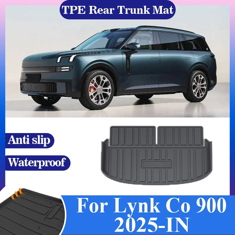 TPE Material Car Rear Trunk Mat Boot Liner Cargo Storage Pad Anti-dirty Waterproof Auto Accesories For Lynk Co 900 2025 2026 Magic Electronics S514426b7ca6546fbb979a32a72c82ab3X