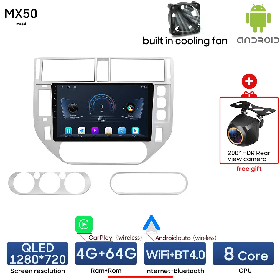 Android 15 For Ford Kuga MK1 2008 - 2012 Car Multimedia Player Carplay Auto Head Unit Radio Video Stereo Navigation GPS 2din GPS 4-64-cam Magic Electronics S527672e1687649e6945e6a93d0f33fb8L 4-64-cam
