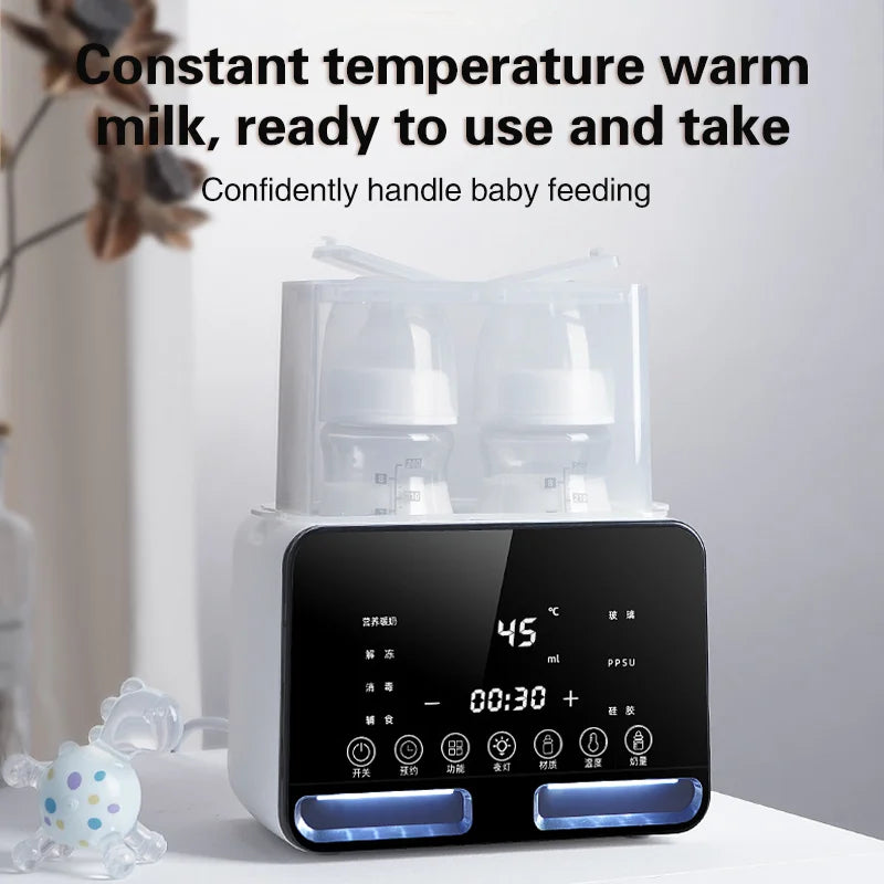 TINSOL Smart Milk Warmer Baby Bottle Thermos Multi-functional Quick Baby Products Breastmilk Warmer Bottle Sterilizer Magic Electronics S527e39fd5531473e969b5da2b5e9954ci_da375dc2-9644-4a28-a972-ca680f36b67a