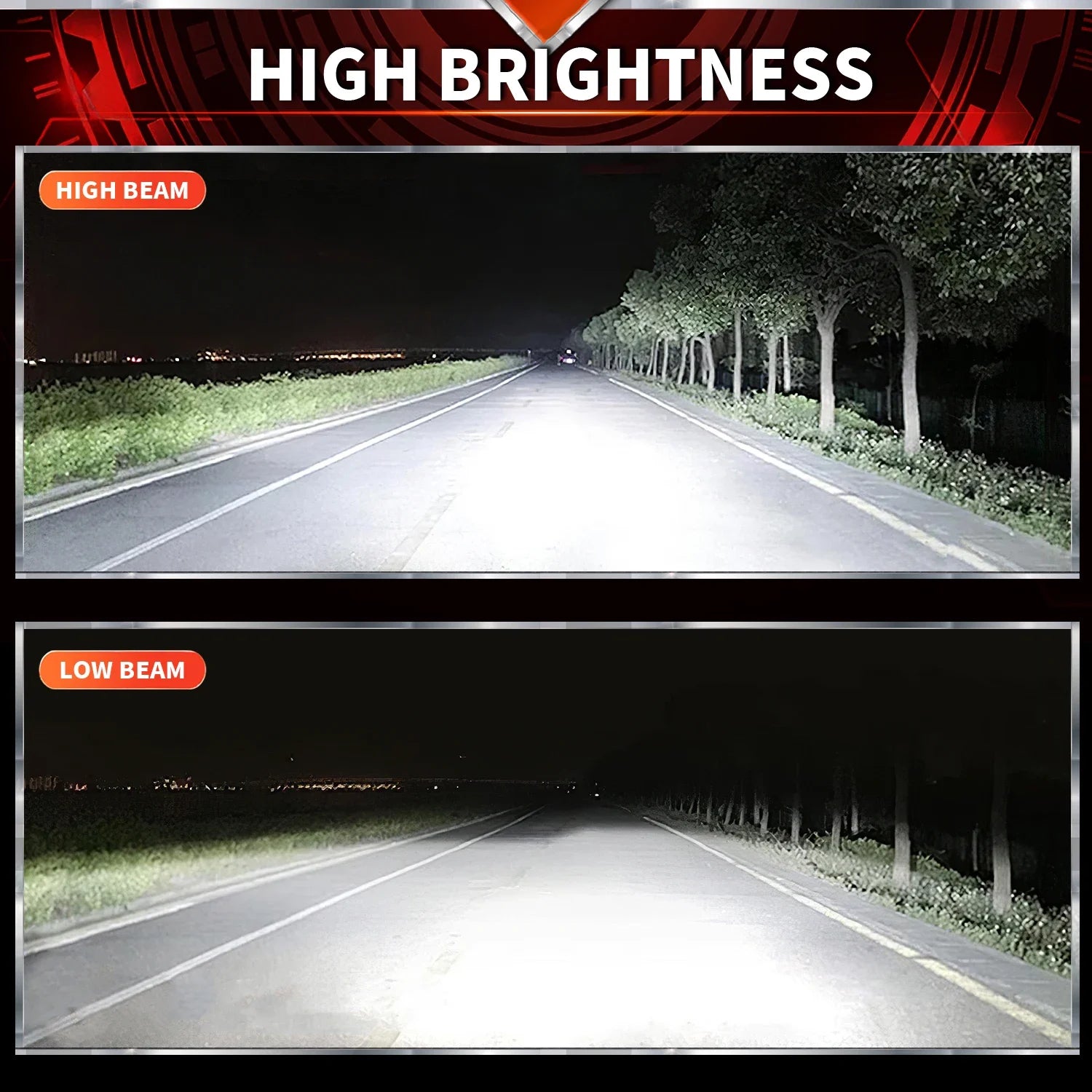 ACTVTCA 9000W 18000000LM H4 H7 LED Headlights 6000K Headlamp H1 Led H11 H8 H3 HB3 9005 HB4 9006 9007 9008 H13 9012 H9 Car Lights - Magic Electronics