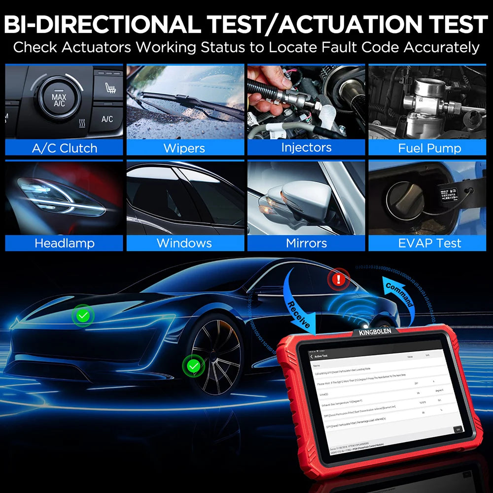 KINGBOLEN K10 PRO Bidirectionnal OBD2 Scanner ECU Coding 40+ Service CANFD FCA All System Diagnostic Tools 2 Year Free Update Magic Electronics S544daf5cfb864bb18ee4a27ef11a69c4W