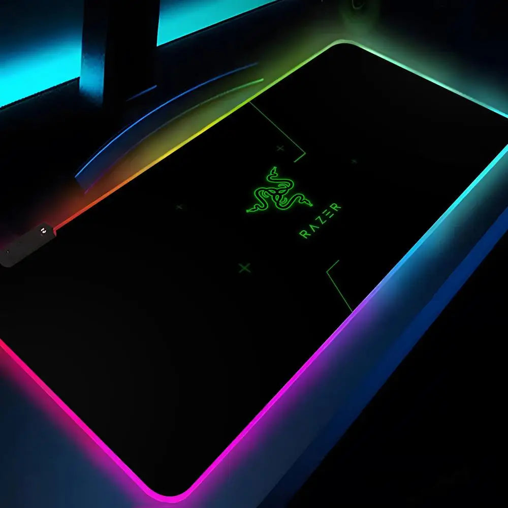 Razer Mouse Pad XXL RGB Gaming Mouse Pad HD Gamer Accessories Large LED Light MousePads PC Carpet With Backlit BLACK-3 Magic Electronics S545ae3cff32646a6a86f7798843560c38 BLACK-3