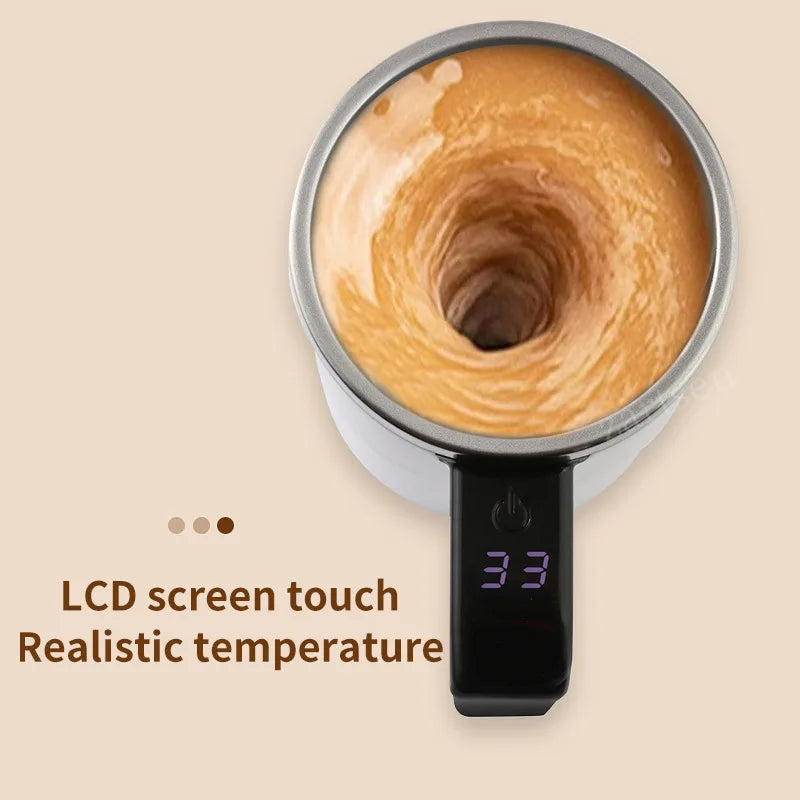 Automatic Stirring Cup Rechargeable Portable Coffee Electric Stirring Stainless Steel Mixer Rotating Magnetic Self Stirring Mugs Magic Electronics S546784fa7caf455b9830fa8a62a453775