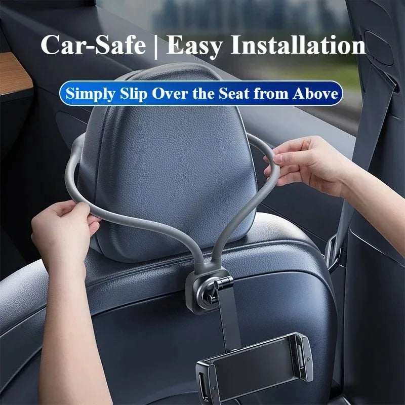 Eary for iPad Holder Flexible Car Accessories for Women Kid Road Trip Travel Essentials Car Back Seat Organizer for Tablet Stand Magic Electronics S5474dfb51c254e419dff6600aa6830a4y