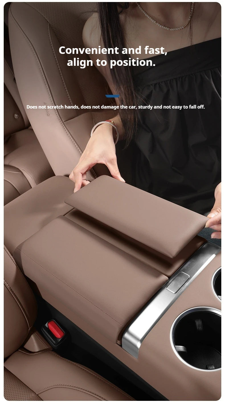 For Li Lixiang L6 L7 L8 L9 Car Armrest Box Protective Cover Ideal Armrest Box Height Increase Leather Scratch-Resistan Pad Magic Electronics S54781495fd9040b8b1a82109edbd2aack