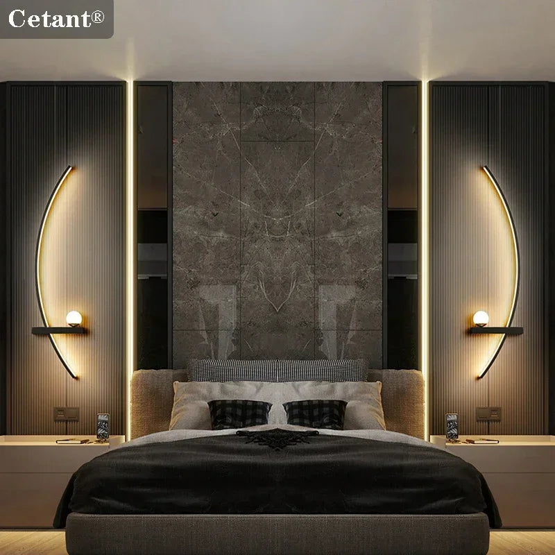 Smart LED Wall Lamp 55/105CM Remote Control Left Right Lighting Bedside Wall Sconces Bedroom Living Room Home Led Lights Lustre Magic Electronics S55afccf466d94d1692a72b2975d373725