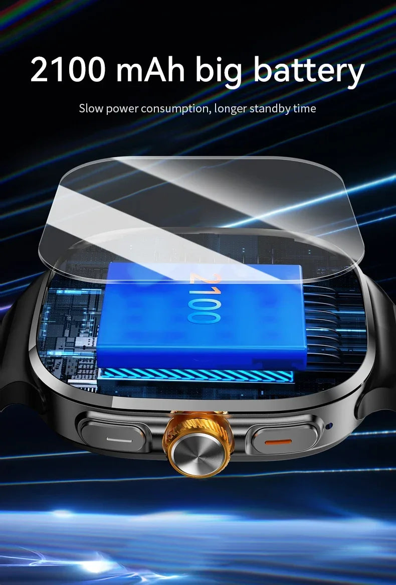 New M99 5G Cellular Version Smartwatch 2.4inch Amoled Larger Screen Android Smart Watch With Rotary Camera Sim Card Slot WIFI - Magic Electronics